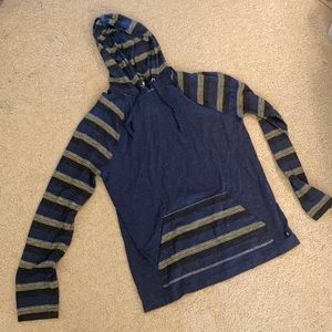 Hooded skater shirt